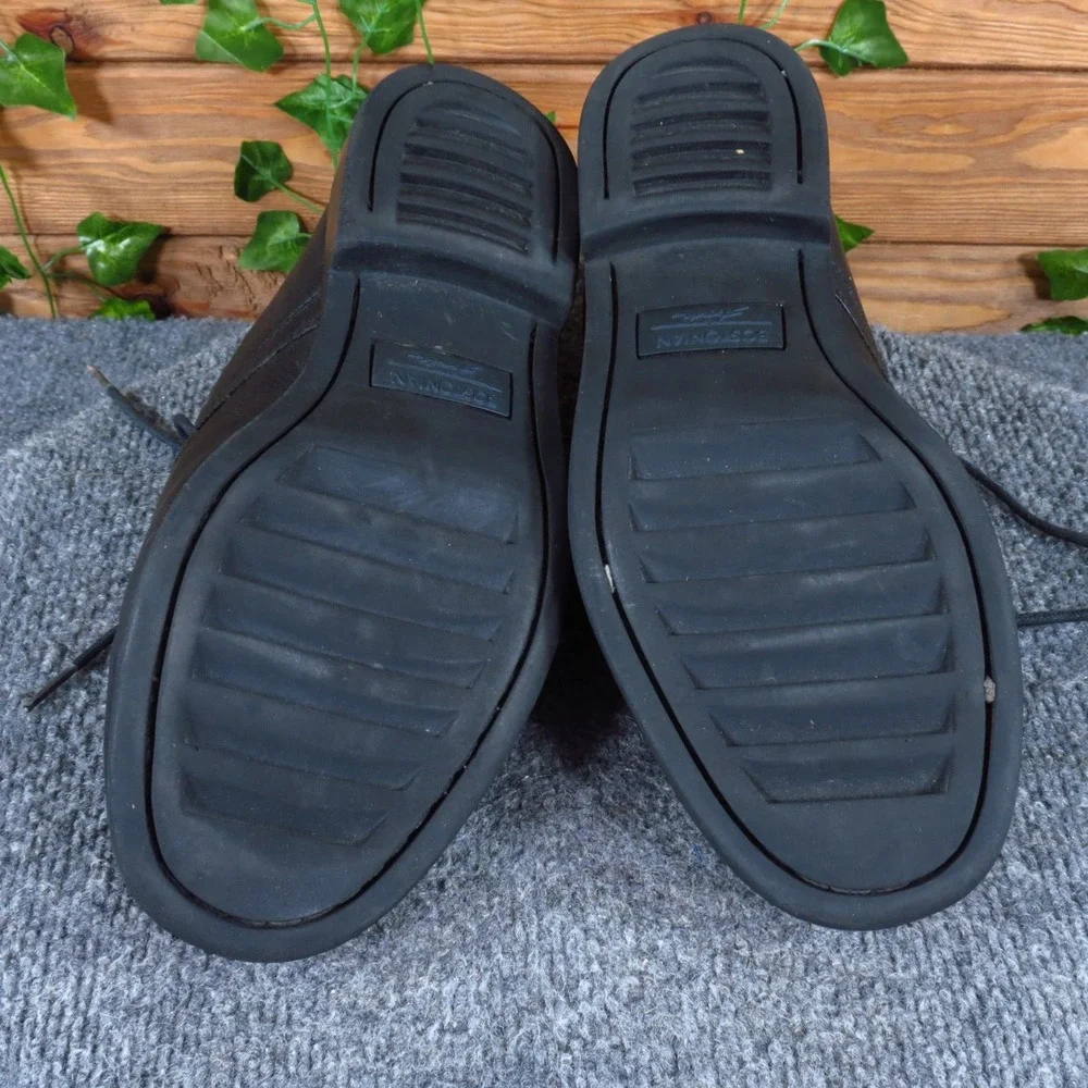 Bostonian Strada Mens Oxford Size 9.5 M Dress Work Shoes Black Leather 23241